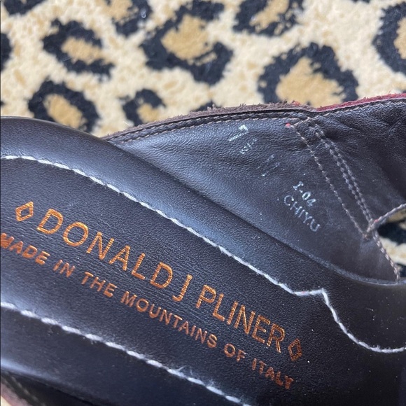 Donald J Pliner Wedge sandal beaded brown - Picture 9 of 10